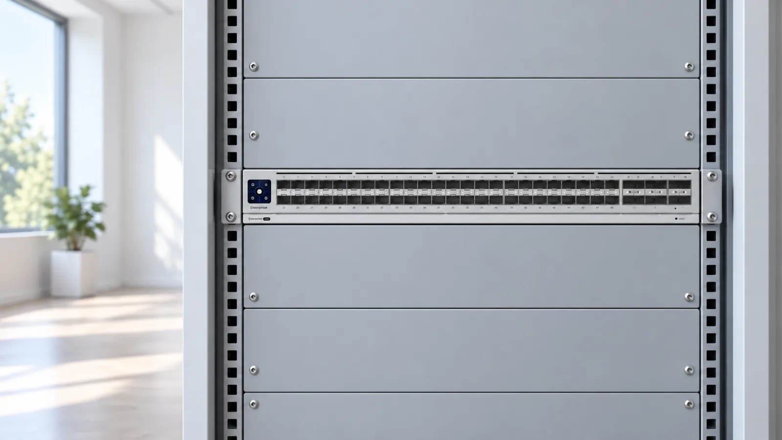 Switch Enterprise Campus Aggregation i en ljus miljö (illustration)