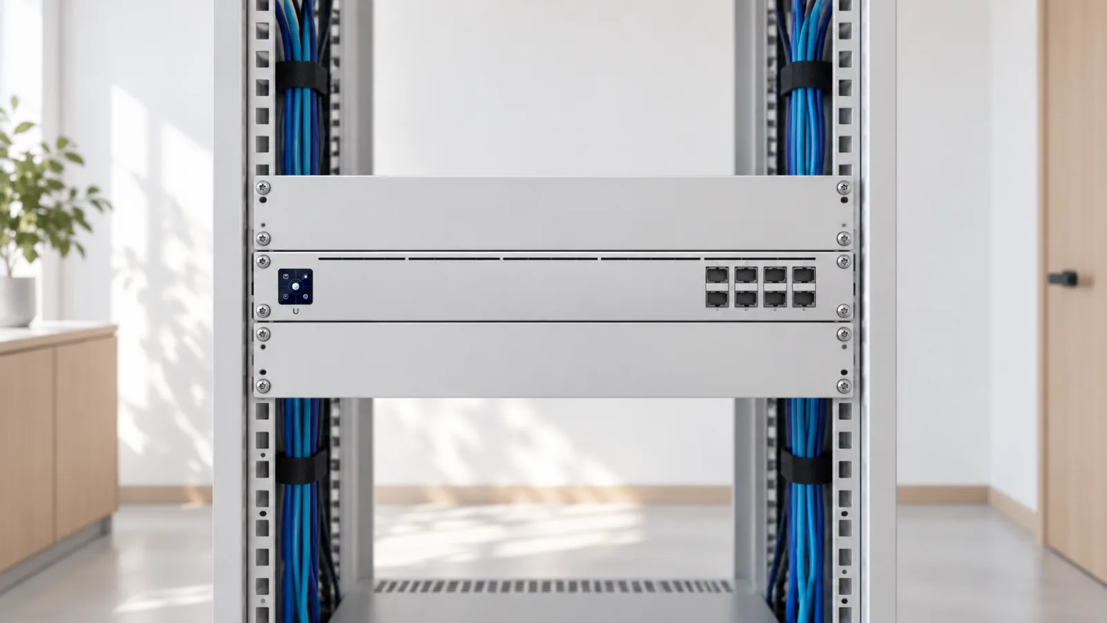 Switch Aggregation i en ljus miljö (illustration)