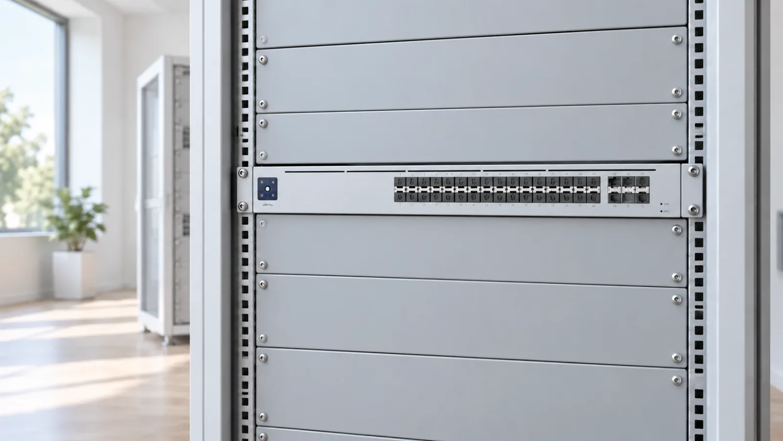 Switch Hi-Capacity Aggregation i en ljus miljö (illustration)