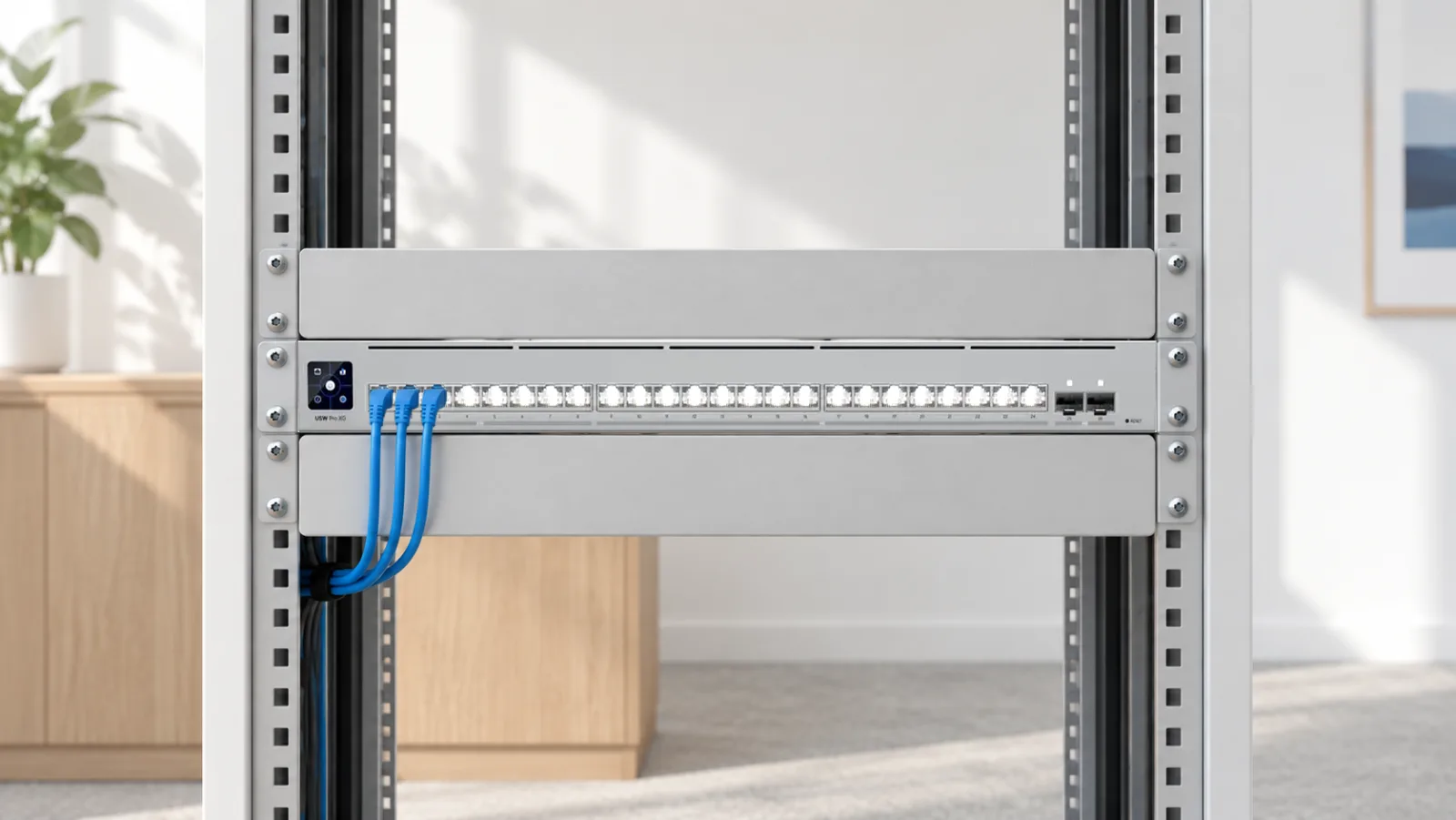 Switch Pro XG 24 i en ljus miljö (illustration)